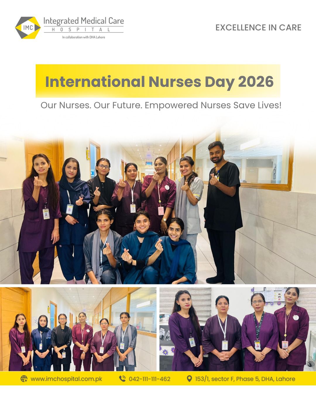 Celebrating the power of nursing at IMC Hospital this  International Nurses Day! 